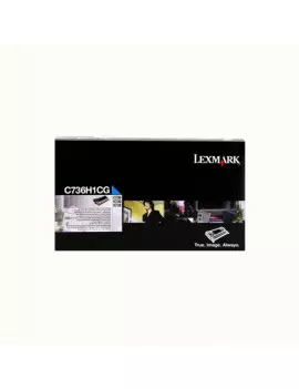 Toner Originale Lexmark C736H1CG (Ciano 10000 pagine)