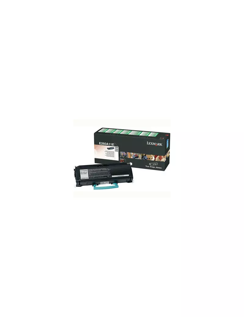 Toner Originale Lexmark E260A11E (Nero 3500 pagine) Toner Originale Lexmark E260A11E (Nero 3500 pagine)