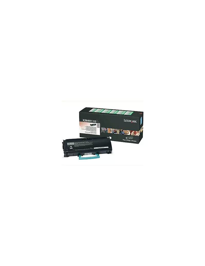 Toner Originale Lexmark X264H11G (Nero 9000 pagine) Toner Originale Lexmark X264H11G (Nero 9000 pagine)
