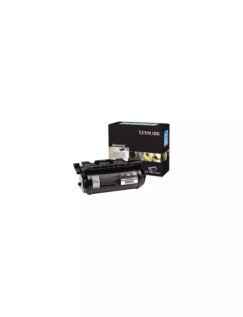 Toner Originale Lexmark X644H11E (Nero 21000 pagine)