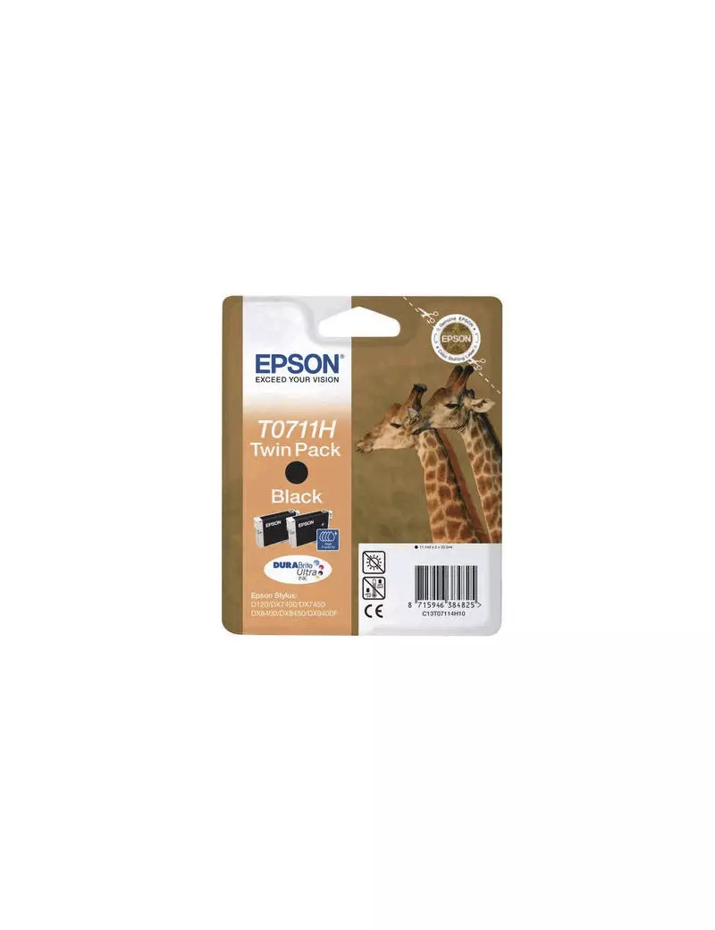 Cartuccia Originale Epson T07114H (Nero Conf. 2) Cartuccia Originale Epson T07114H (Nero Conf. 2)