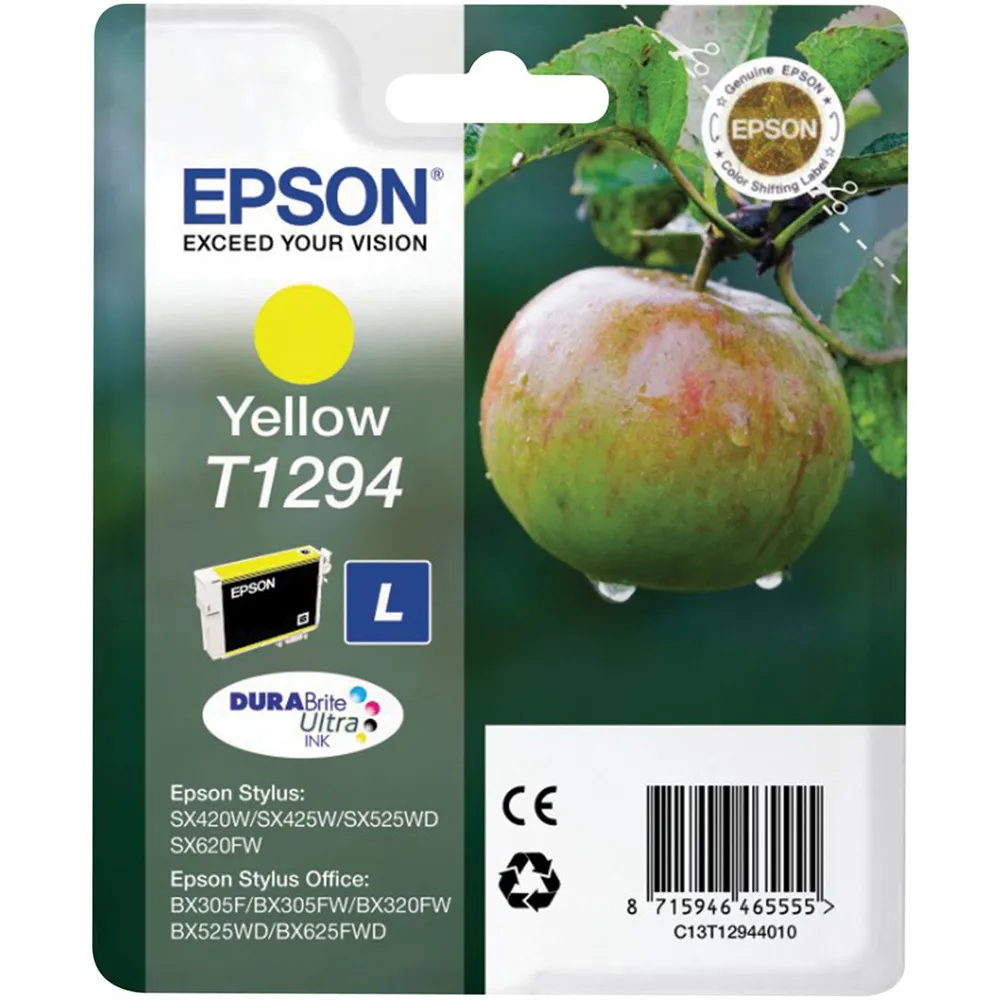 Cartuccia Originale Epson T129440 (Giallo)