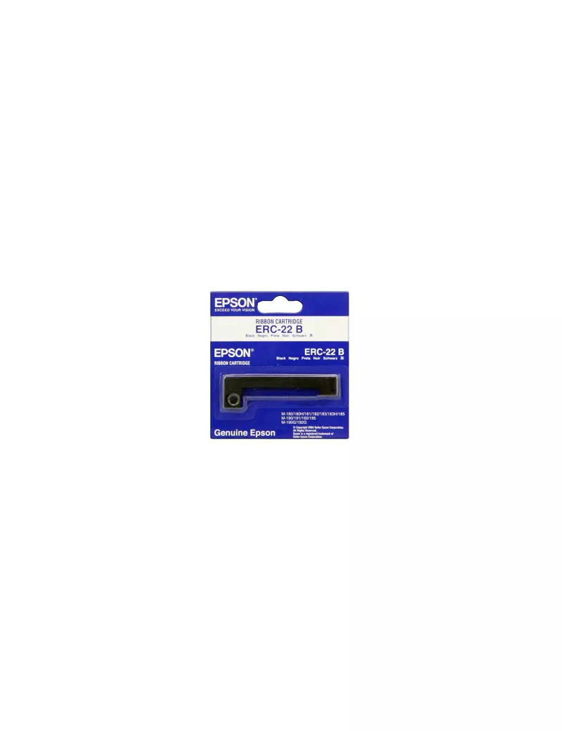 Nastro Originale Epson S015358 ERC-22B (Nero)