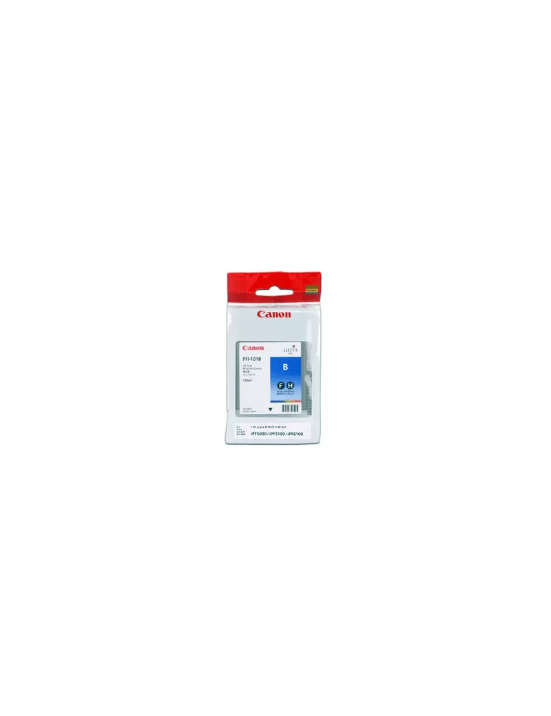 Cartuccia Originale Canon PFI-101b 0891B001 (Blu) Cartuccia Originale Canon PFI-101b 0891B001 (Blu)