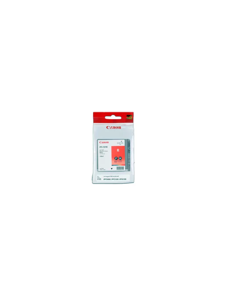 Cartuccia Originale Canon PFI-101r 0889B001 (Rosso)