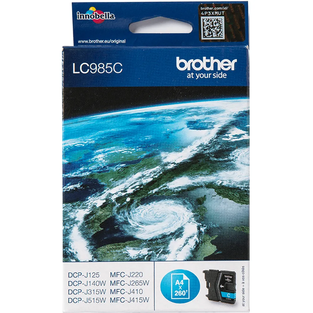 Cartuccia Originale Brother LC-985C (Ciano 260 pagine)