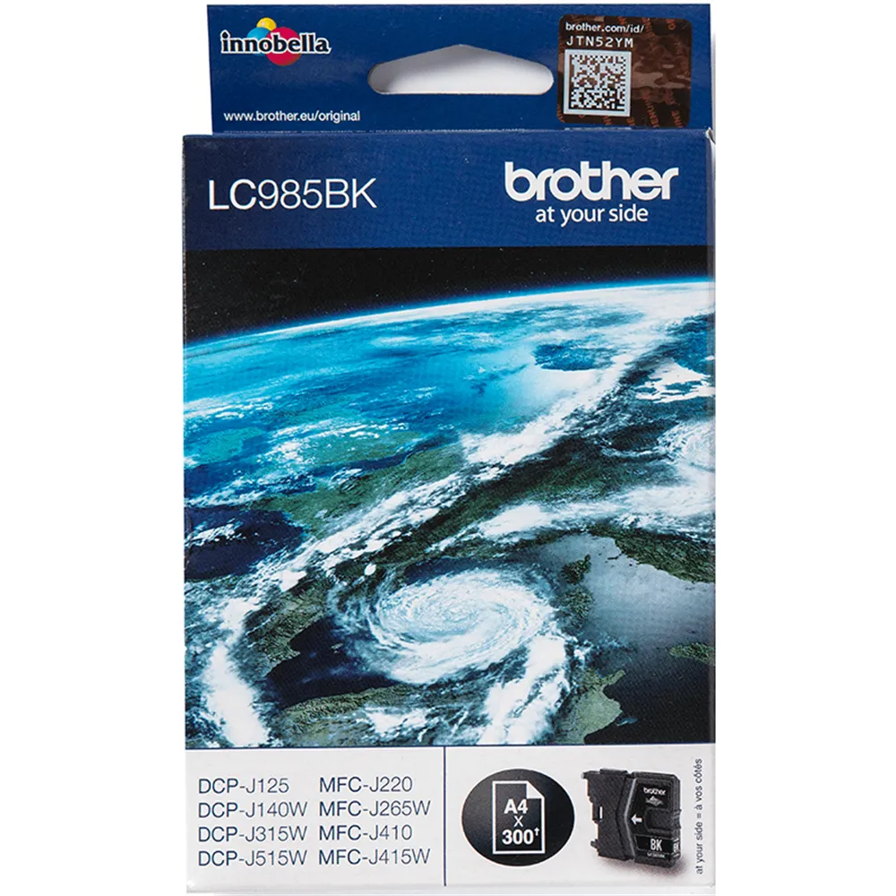 Cartuccia Originale Brother LC-985BK (Nero 300 pagine)