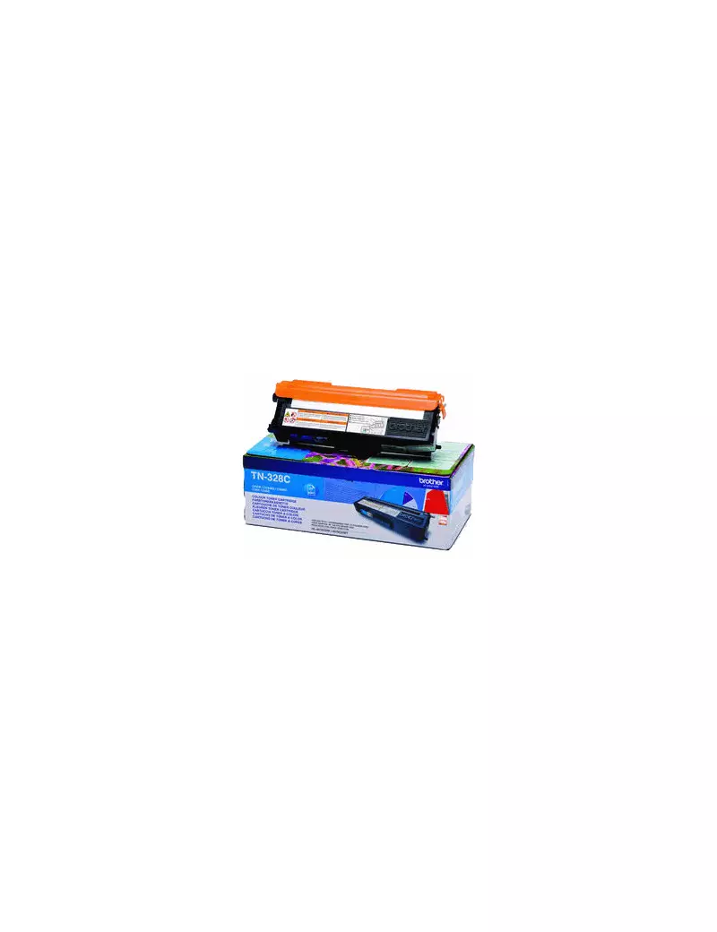 Toner Originale Brother TN-328C (Ciano 6000 pagine) Toner Originale Brother TN-328C (Ciano 6000 pagine)
