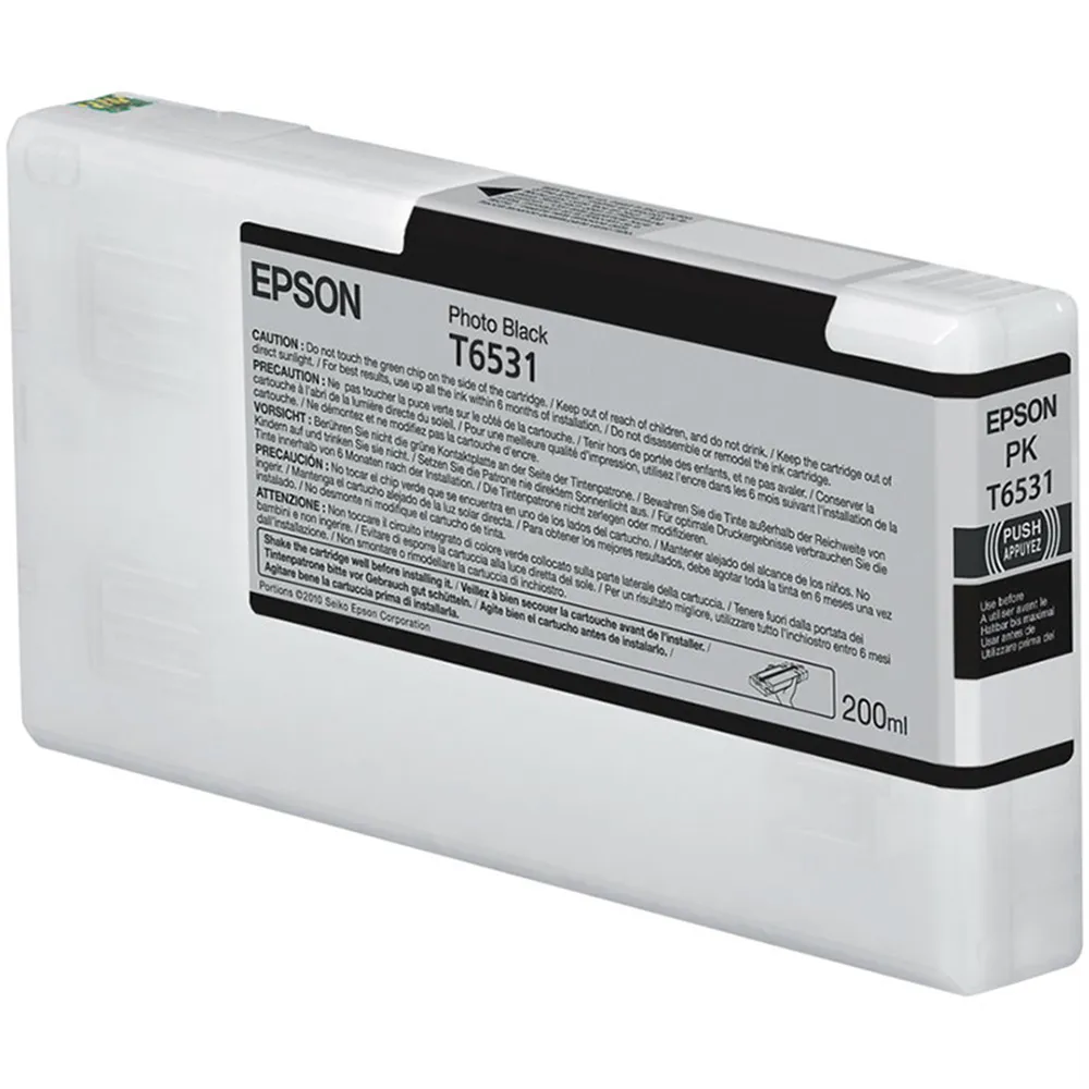Cartuccia Originale Epson T653100 (Nero Foto 200 ml)