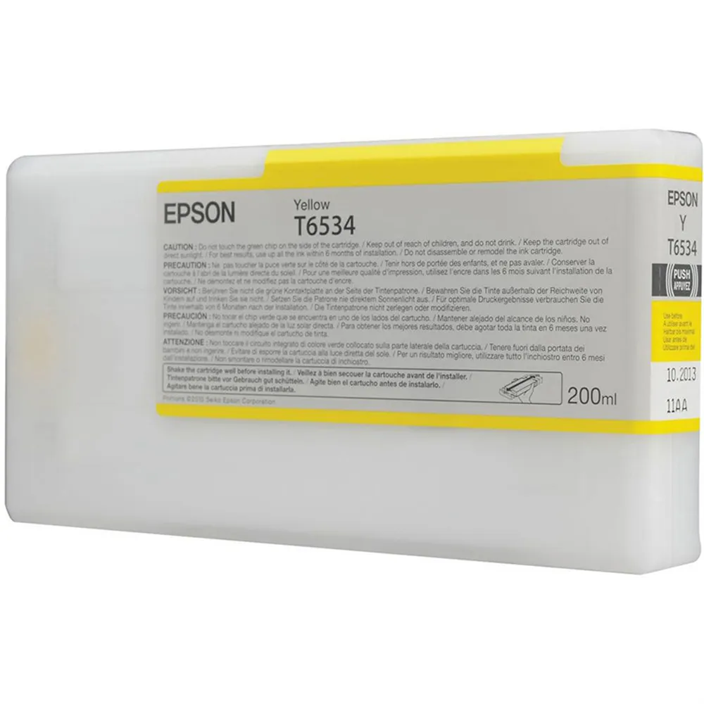 Cartuccia Originale Epson T653400 (Giallo 200 ml)