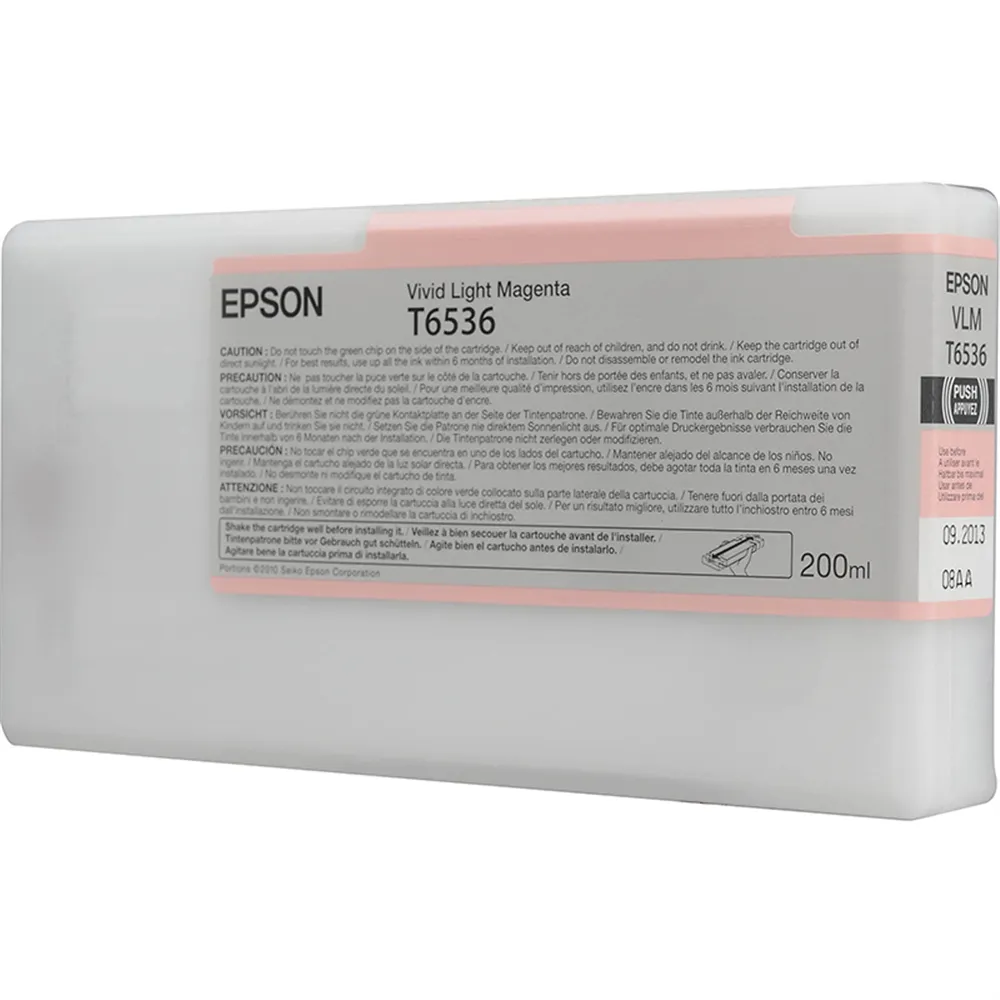 Cartuccia Originale Epson T653600 (Magenta Chiaro 200 ml)
