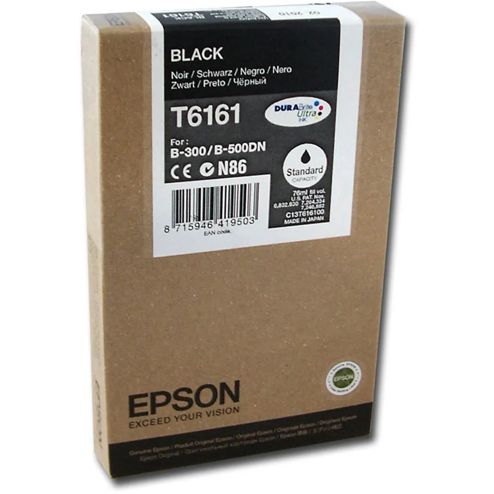 Cartuccia Originale Epson T616100 (Nero 3000 pagine)