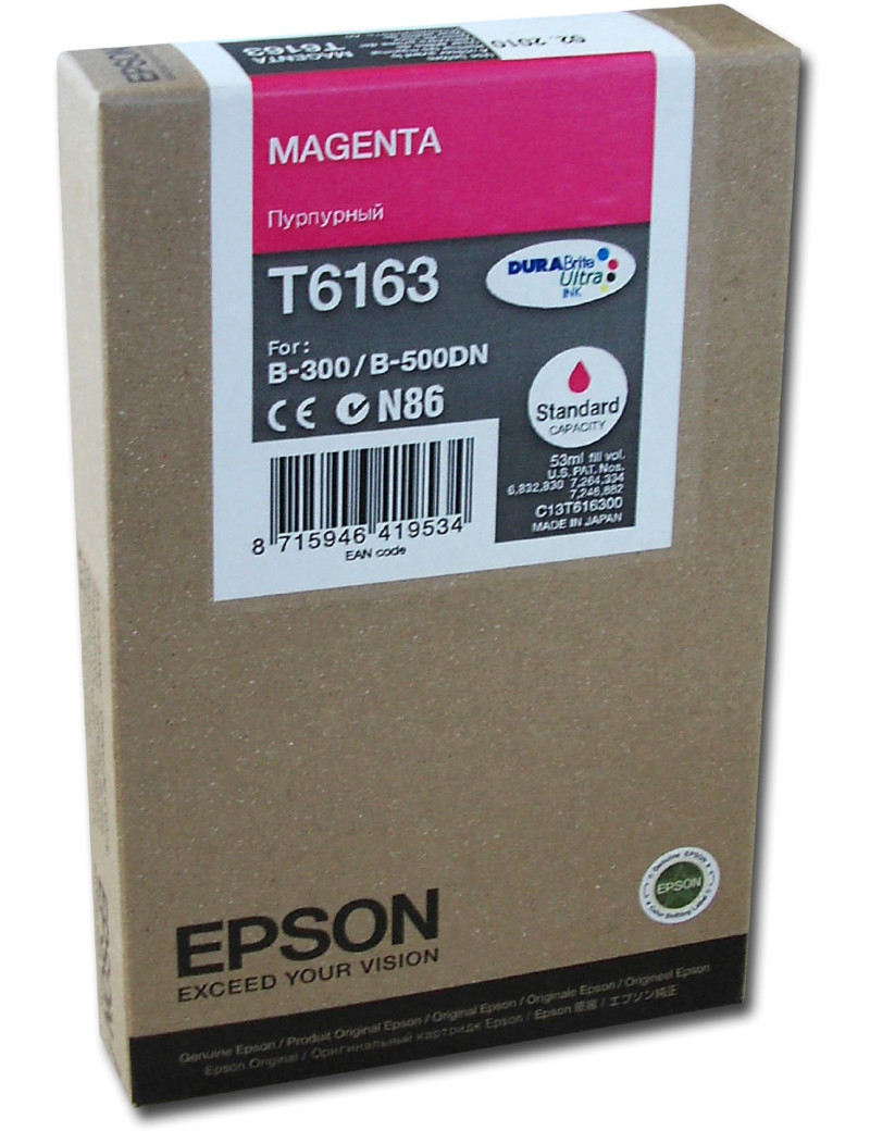 Cartuccia Originale Epson T616300 (Magenta 3500 pagine) Cartuccia Originale Epson T616300 (Magenta 3500 pagine)