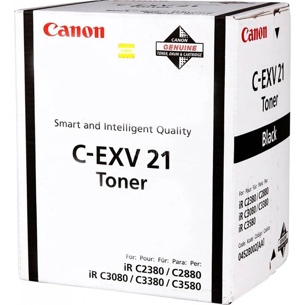 Toner Originale Canon C-EXV21bk 0452B002 (Nero 26000 pagine)
