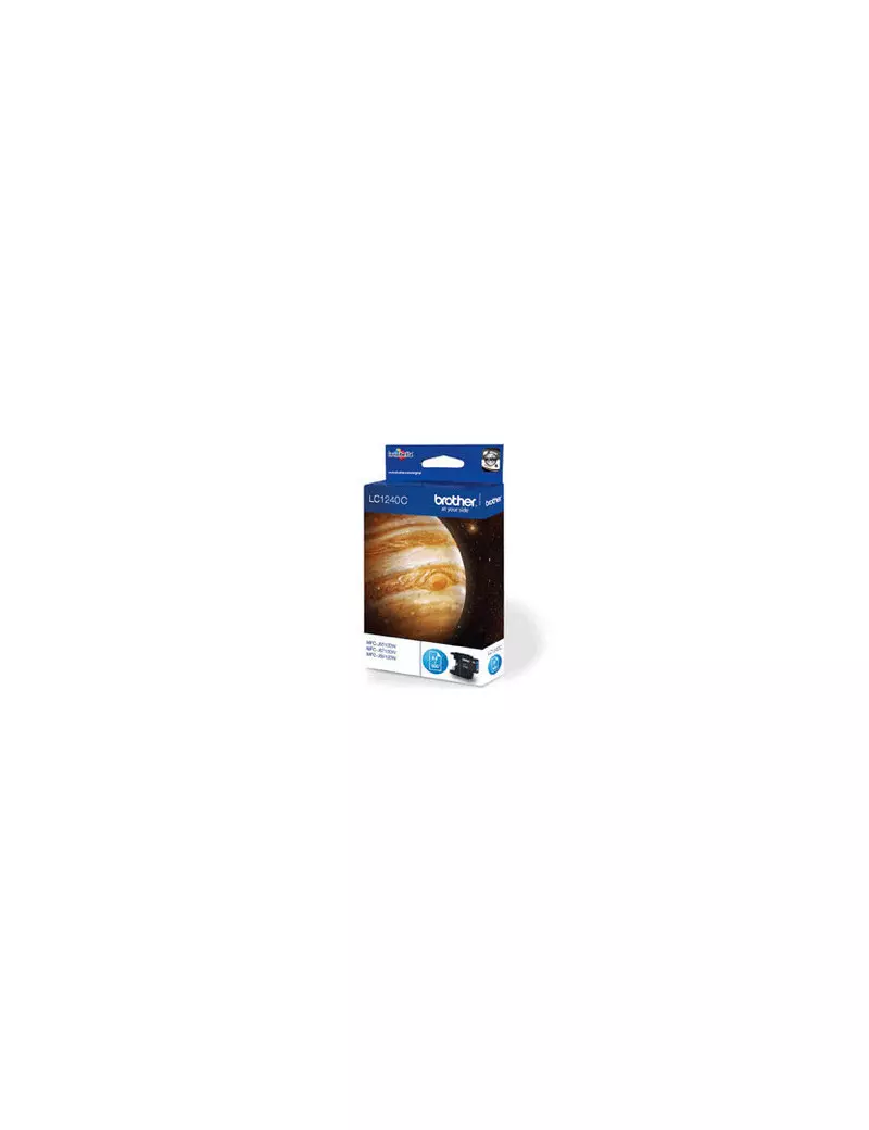 Cartuccia Originale Brother LC-1240C (Ciano 600 pagine) Cartuccia Originale Brother LC-1240C (Ciano 600 pagine)