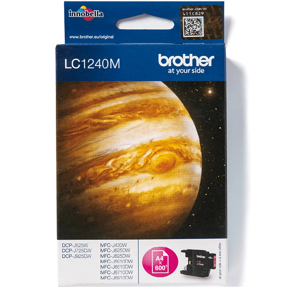 Cartuccia Originale Brother LC-1240M (Magenta 600 pagine)