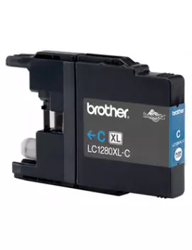 Cartuccia Originale Brother LC-1280XLC (Ciano 1200 pagine)