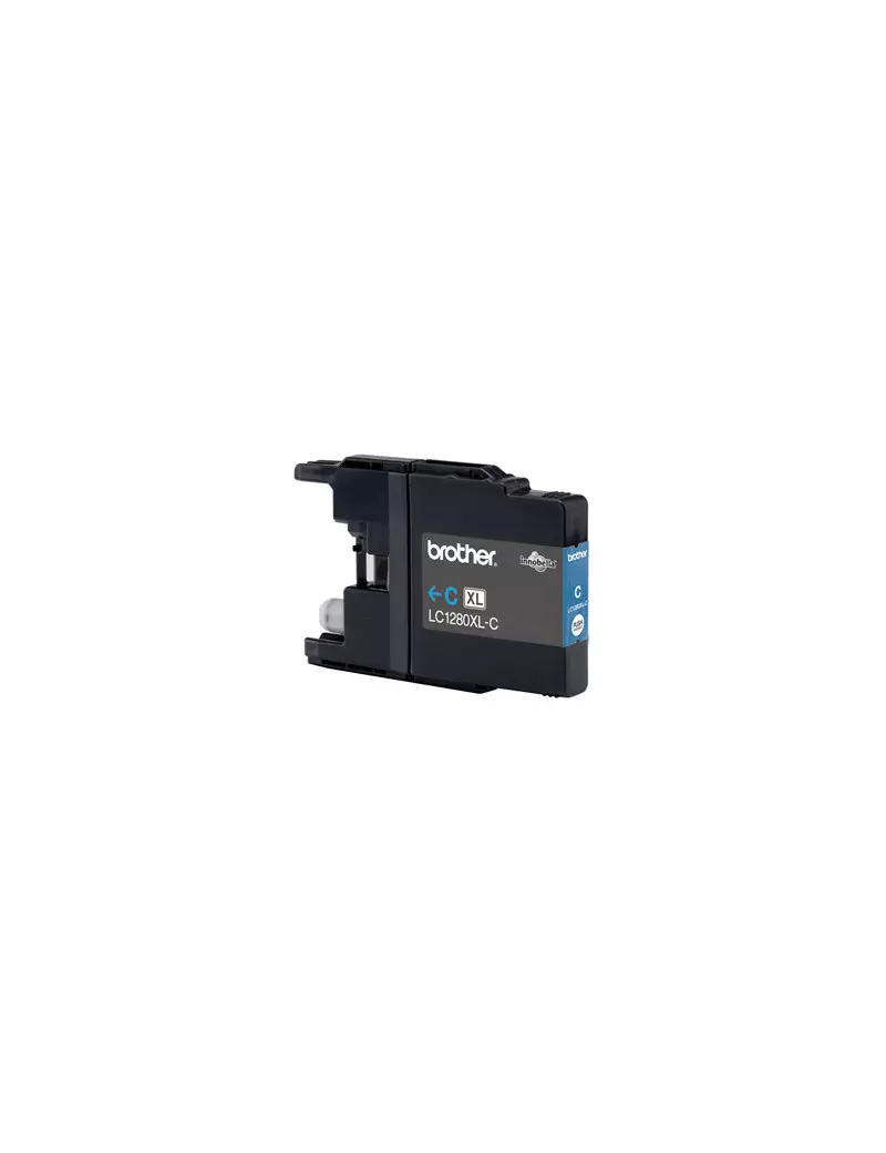 Cartuccia Originale Brother LC-1280XLC (Ciano 1200 pagine) Cartuccia Originale Brother LC-1280XLC (Ciano 1200 pagine)