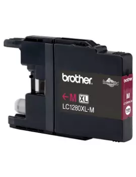 Cartuccia Originale Brother LC-1280XLM (Magenta 1200 pagine)