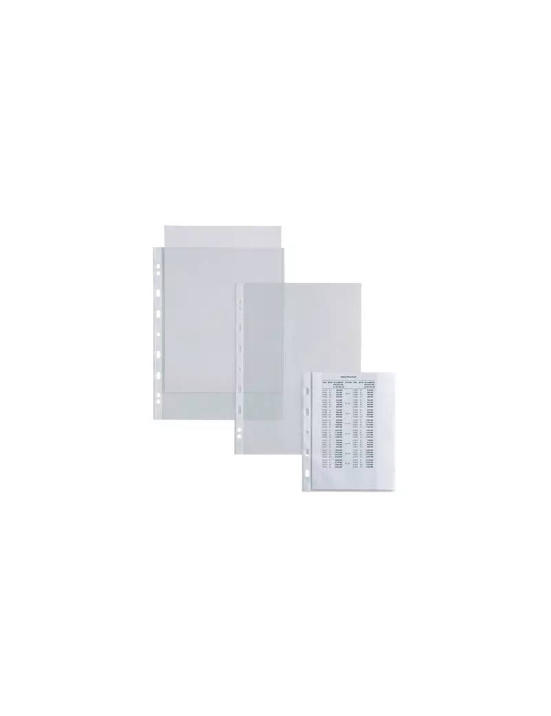 Busta a Perforazione Universale Atla T Sei Rota - 18x24 cm - Liscia Alto Spessore - 661817 (Trasparente Conf. 25) Busta a Perforazione Universale Atla T Sei Rota - 18x24 cm - Liscia Alto Spessore - 661817 (Trasparente Conf. 25)