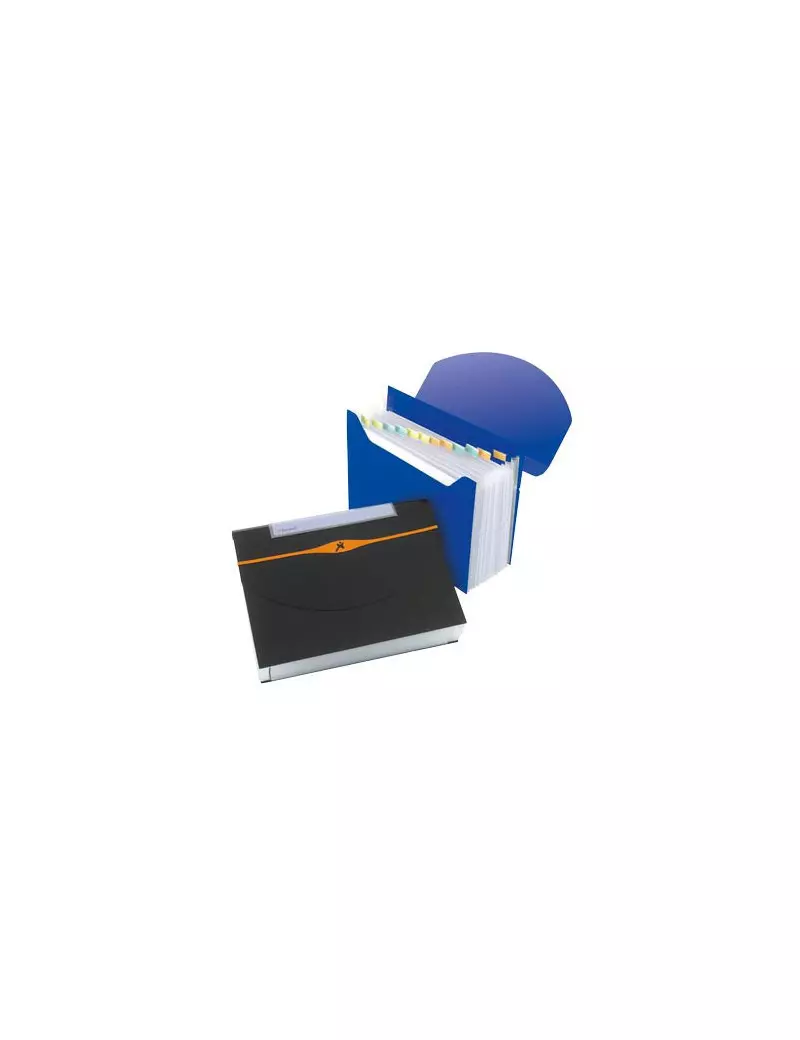 Archiviatore a Soffietto Optima Rexel - 13 Tasche - 2102484 (Blu) Archiviatore a Soffietto Optima Rexel - 13 Tasche - 2102484 (Blu)