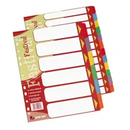 Divisori Festival Rexel - A4 - 12 Tasti - 1600227 (Assortiti)