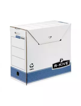 Sistema di Archiviazione R-Kive Prima Fellowes - Dorso 8,5 - 36,9x26,6 cm (Bianco e Blu Conf. 10)