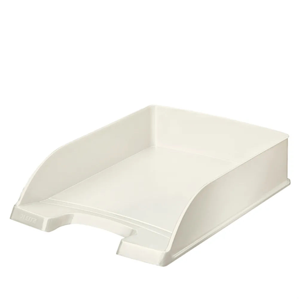 Vaschetta Portacorrispondenza Wow Standard Plus Leitz - 25,5x36x7 cm - 52263001 (Bianco Perlato)