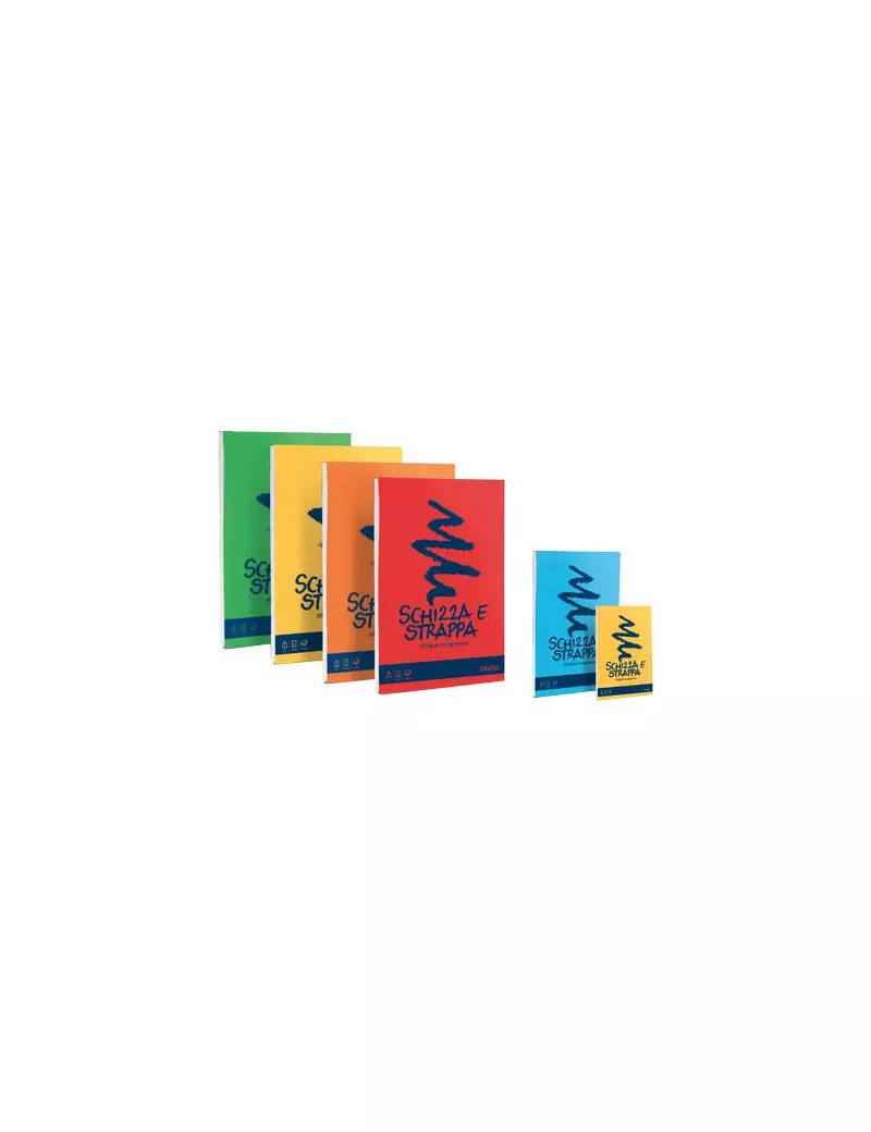 Blocco Schizza e Strappa Favini - A4 - 21x29,7 cm - A200704 (Conf. 5) Blocco Schizza e Strappa Favini - A4 - 21x29,7 cm - A200704 (Conf. 5)