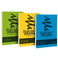 Blocco Schizza e Strappa Favini - A6 - 10,5x14,8 cm - A200706 (Assortiti Conf. 5)