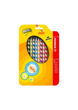 Matite Colorate EASYcolors Stabilo - Mancini - 4,2 mm (Assortiti Conf. 12)