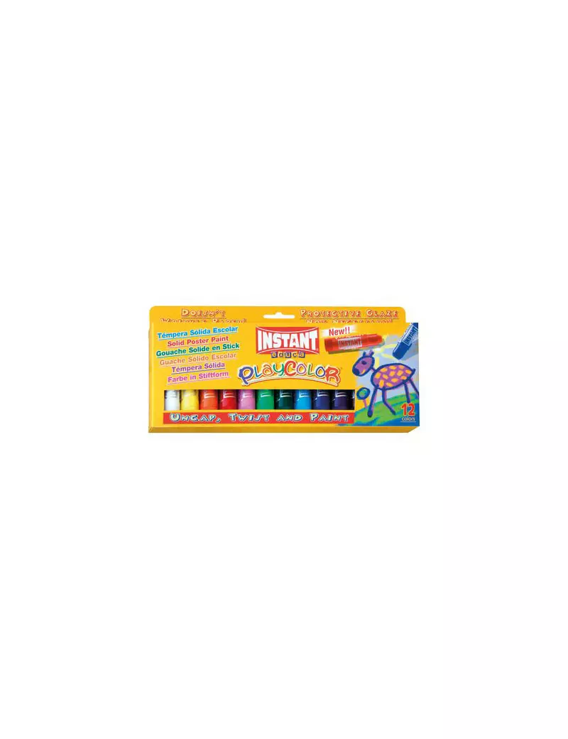 Tempera Solida Playcolor Mapedi (Assortiti Conf. 12) Tempera Solida Playcolor Mapedi (Assortiti Conf. 12)
