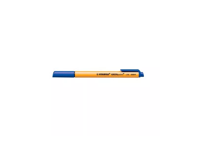 Penna GREENpoint Stabilo - 0,8 mm - 6088/41 (Blu Conf. 10)