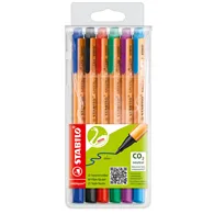 Penna GREENpoint Stabilo - 0,8 mm - 6088/6 (Assortiti Conf. 6)