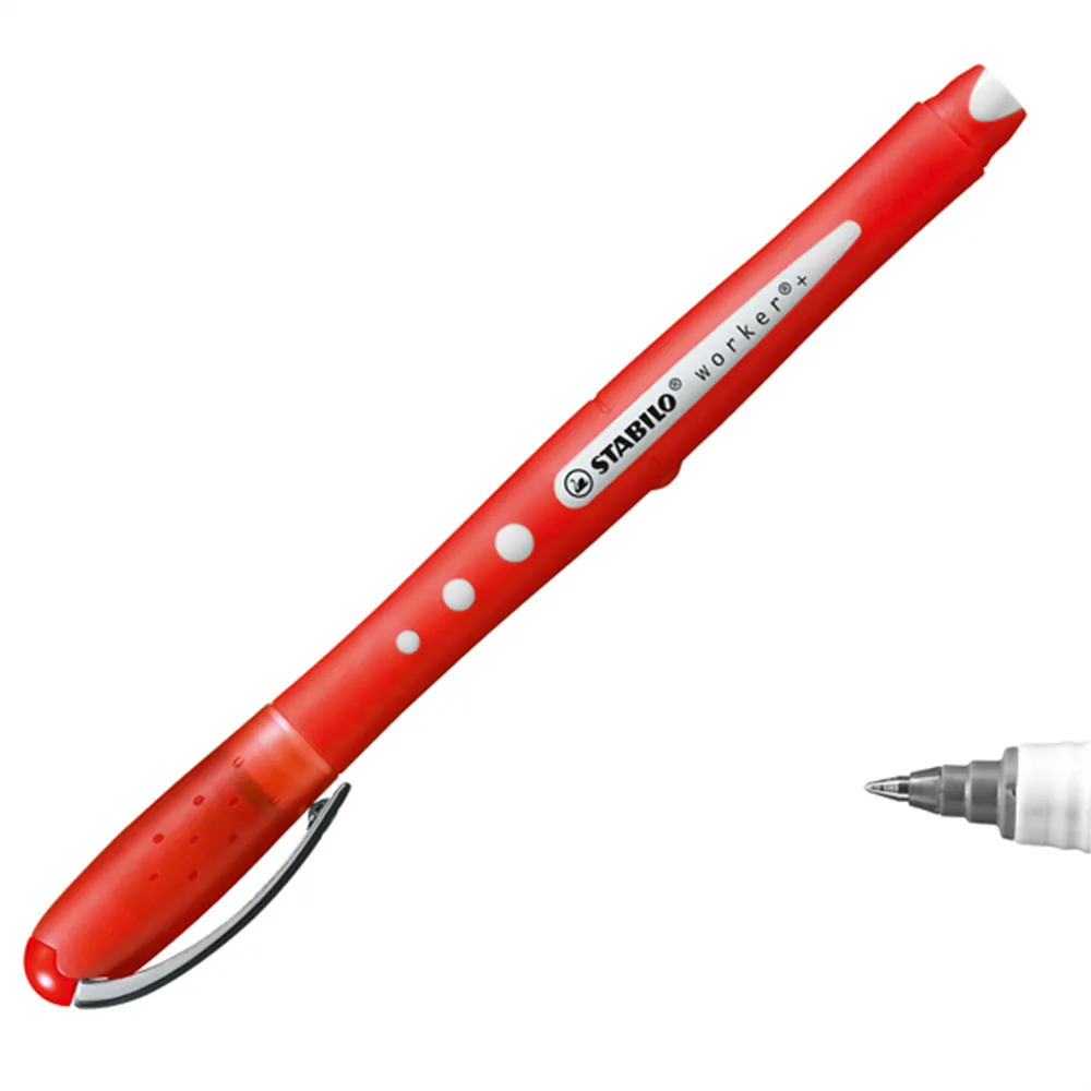 Penna Roller Bionic Worker Stabilo - 0,5 mm - 2019/40 (Rosso)