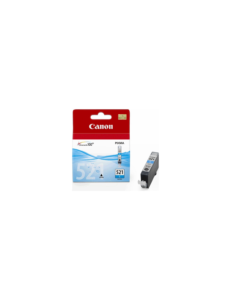 Cartuccia Originale Canon CLI-521C 2934B001 (Ciano) Cartuccia Originale Canon CLI-521C 2934B001 (Ciano)
