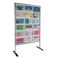 Portaavvisi da Terra Menpa Tecnostyl - Orizzontale - 18 Scomparti - 110x46x180 cm - 652333