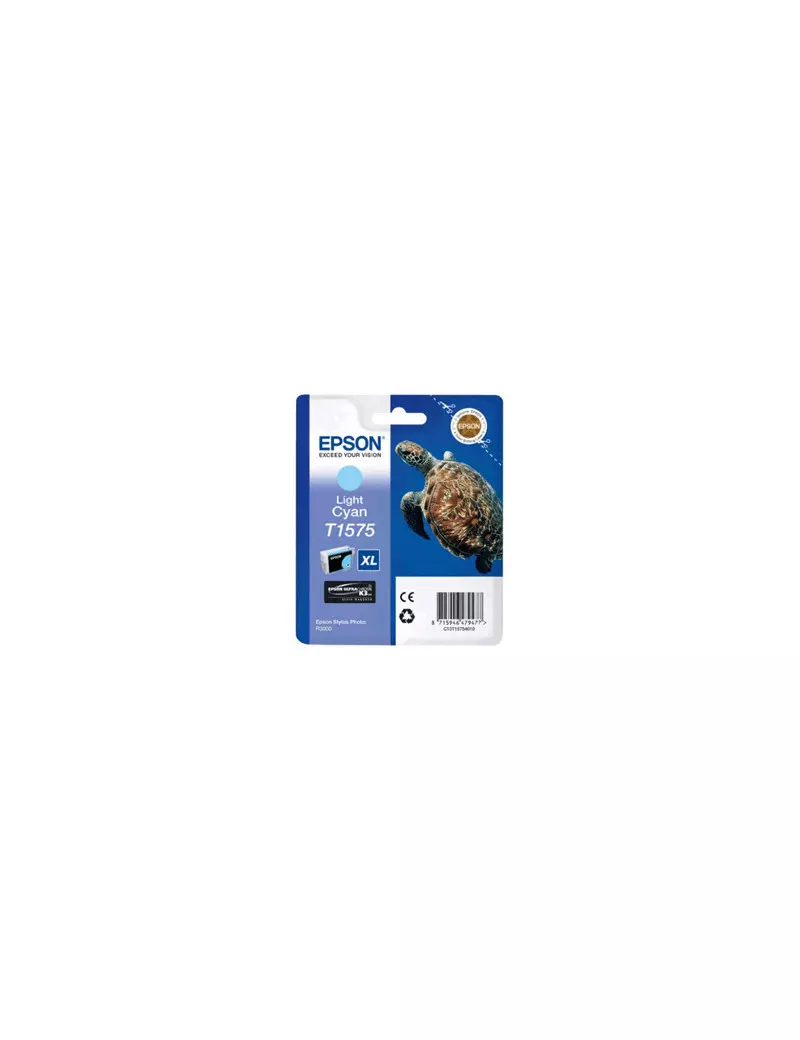 Cartuccia Originale Epson T157540 (Ciano Chiaro) Cartuccia Originale Epson T157540 (Ciano Chiaro)