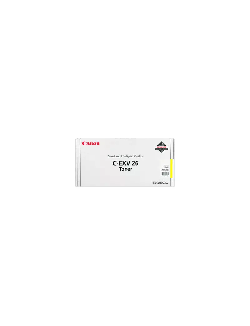 Toner Originale Canon C-EXV26y 1657B006 (Giallo 6000 pagine)