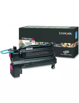 Toner Originale Lexmark C792A1MG (Magenta 6000 pagine)