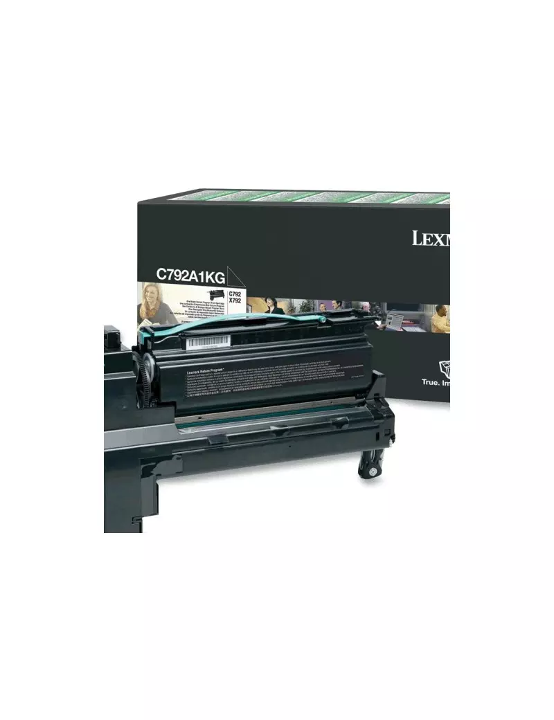 Toner Originale Lexmark C792A1KG (Nero 6000 pagine)