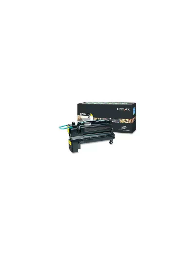 Toner Originale Lexmark C792X1YG (Giallo 20000 pagine) Toner Originale Lexmark C792X1YG (Giallo 20000 pagine)