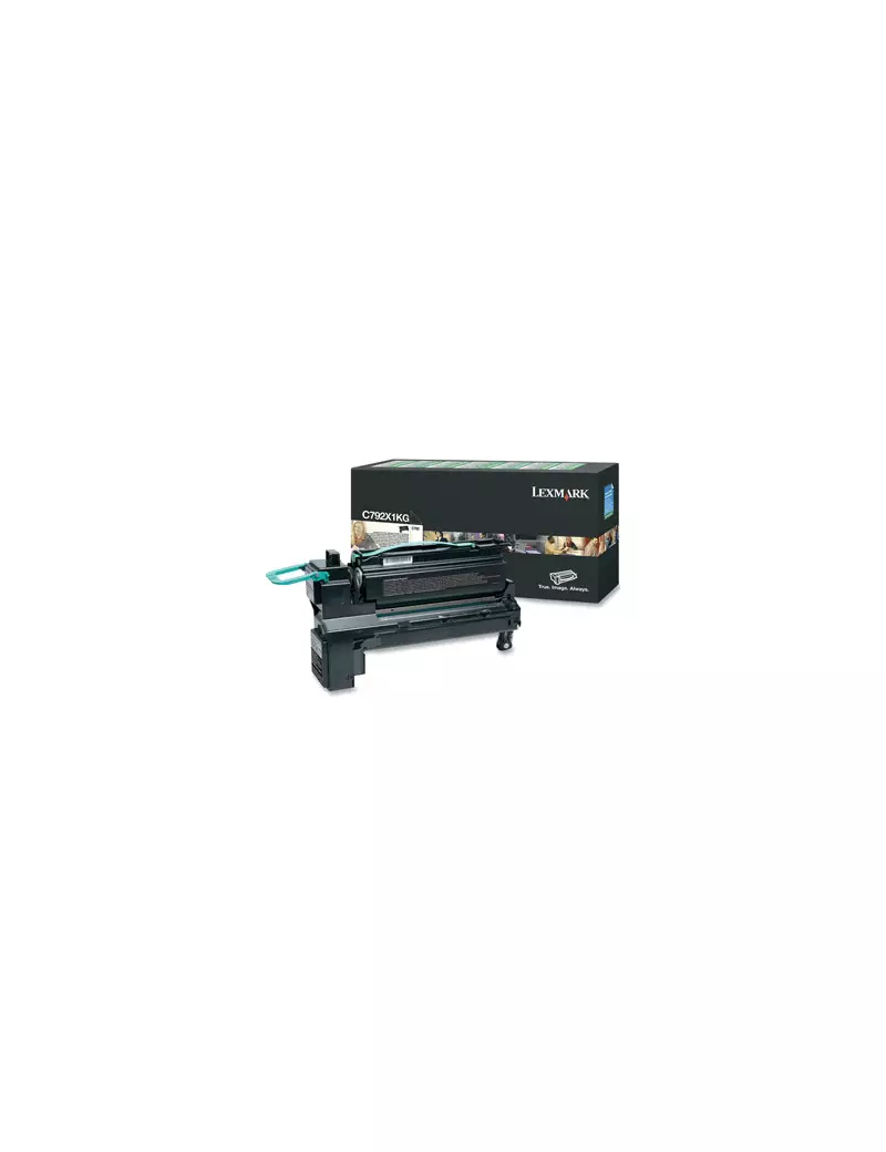 Toner Originale Lexmark C792X1KG (Nero 20000 pagine)