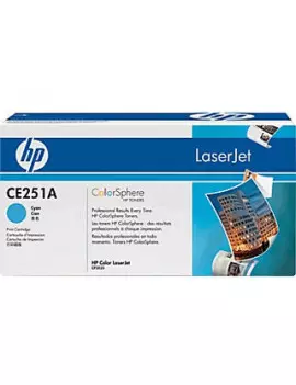 Toner Originale HP CE251A 504A (Ciano 7000 pagine)