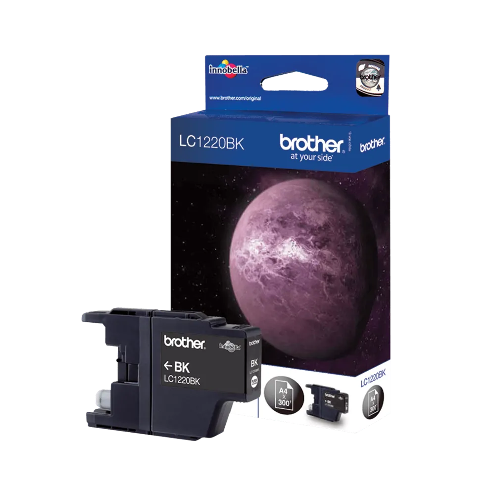 Cartuccia Originale Brother LC-1220BK (Nero 300 pagine)