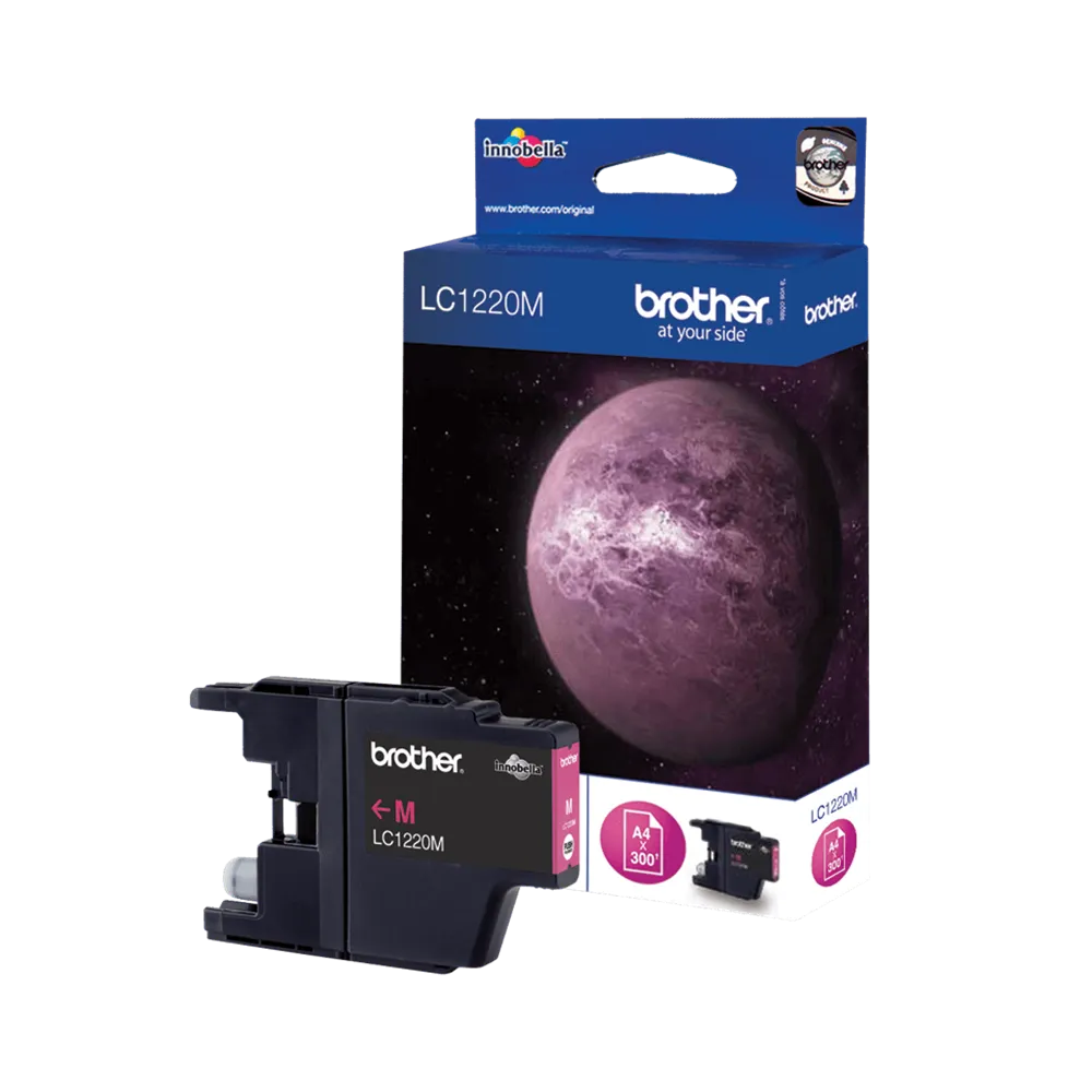 Cartuccia Originale Brother LC-1220M (Magenta 300 pagine)
