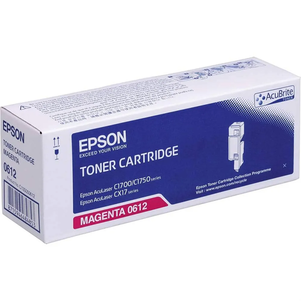 Toner Originale Epson S050612 (Magenta 1400 pagine)