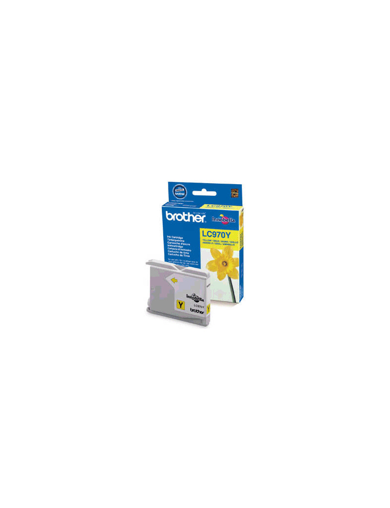 Cartuccia Originale Brother LC-970Y (Giallo 300 pagine) Cartuccia Originale Brother LC-970Y (Giallo 300 pagine)