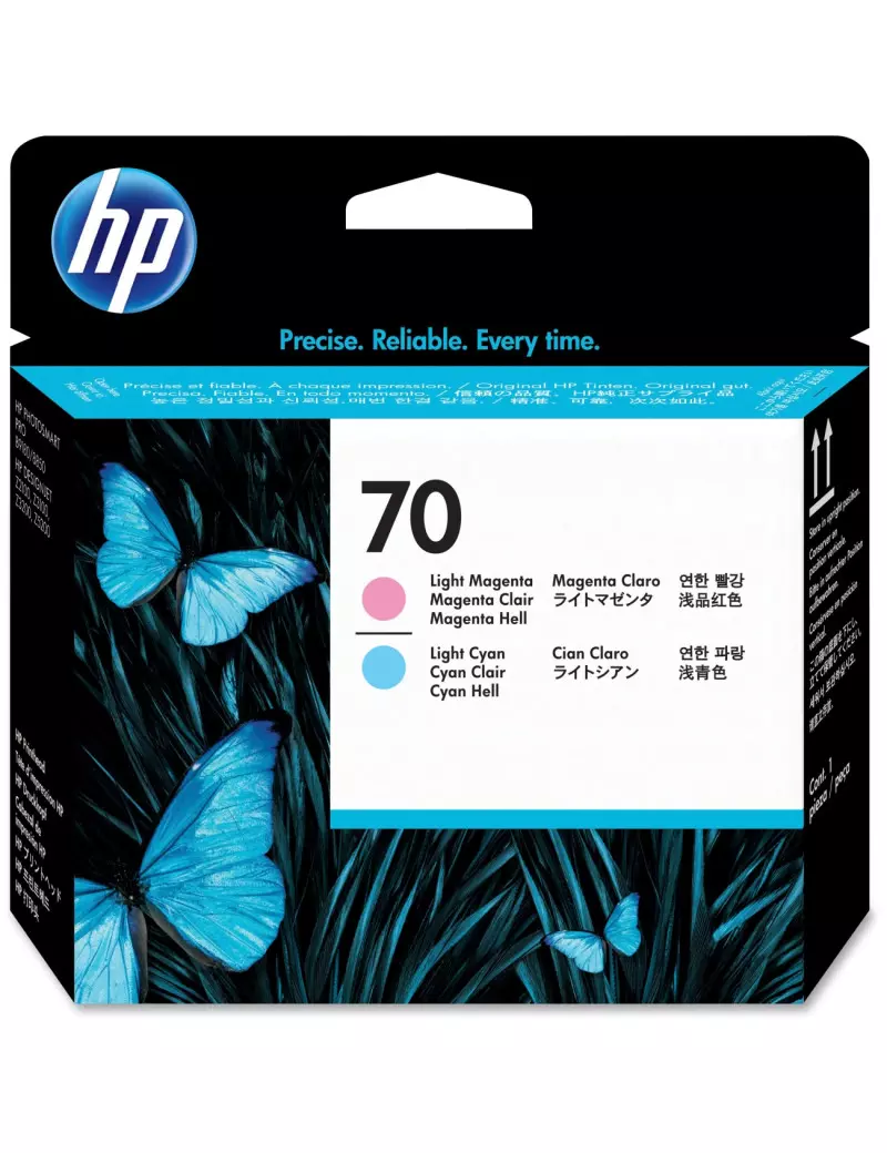 Testina Originale HP C9405A 70 (Ciano Chiaro e Magenta Chiaro) Testina Originale HP C9405A 70 (Ciano Chiaro e Magenta Chiaro)