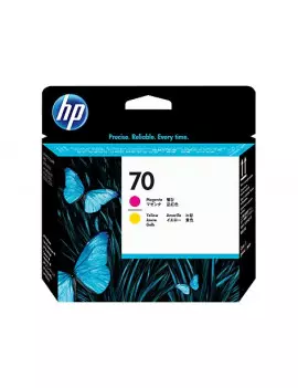 Testina Originale HP C9406A 70 (Giallo e Magenta)